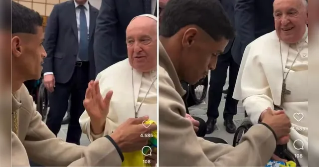 Imagem ilustrativa da notícia Além de Porchat e Cacau, brasileiros já encontraram o Papa