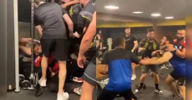 Imagem ilustrativa da notícia Vídeo: deboche termina em briga dentro de academia em BH