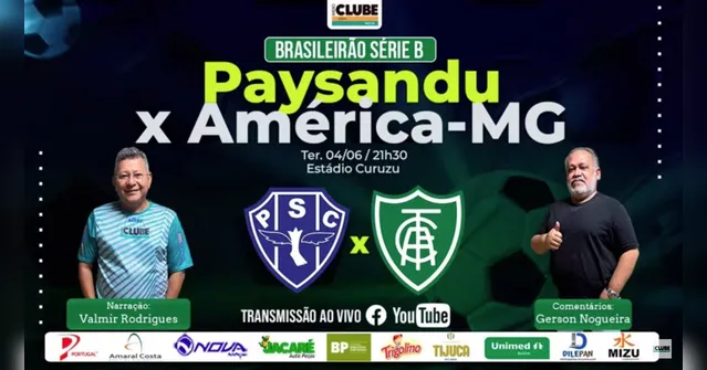 Imagem ilustrativa da notícia Tem Jogo na Clube e no DOL: ouça Paysandu x América-MG