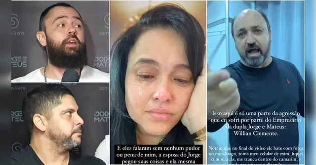 Imagem ilustrativa da notícia Maquiadora acusa empresário de Jorge e Mateus de agressão 