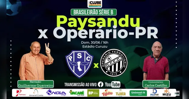 Imagem ilustrativa da notícia Tem Jogo na Clube e no DOL: ouça Paysandu x Operário-PR