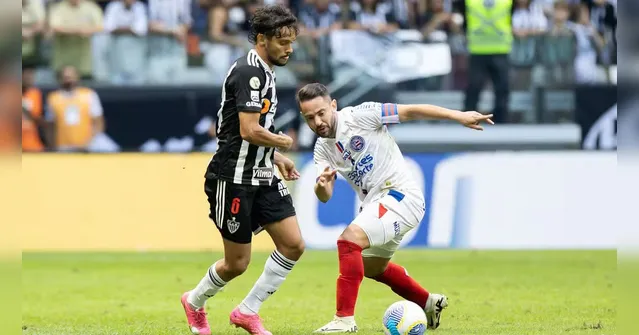 Imagem ilustrativa da notícia Atlético-MG empata com Bahia em BH e cai para 10º na Série A