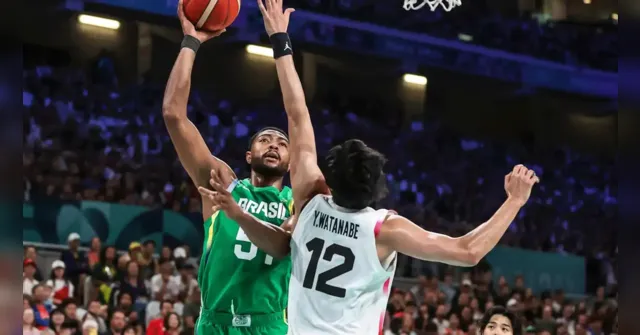 Imagem ilustrativa da notícia Basquete: Brasil vence Japão e mantém chances de vaga