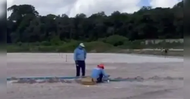 Imagem ilustrativa da notícia Vídeo: Paysandu intensifica obras no 2º campo do CT
