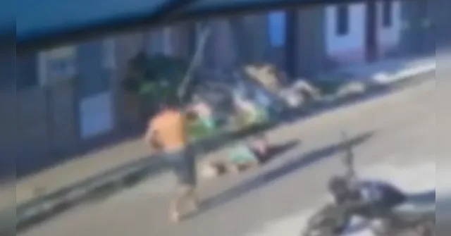 Imagem ilustrativa da notícia Vídeo: homem é espancado com barra de ferro em Parauapebas