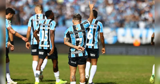 Imagem ilustrativa da notícia Grêmio vence Vitória e pode deixar Z4 do Brasileirão