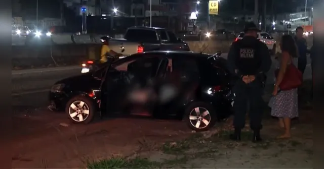 Imagem ilustrativa da notícia Vídeo: policial militar sofre mal súbito e morre dirigindo