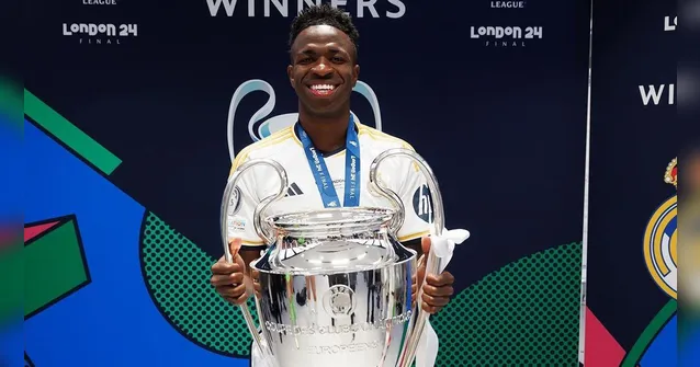 Imagem ilustrativa da notícia PSG mostra interesse em Vini Jr. para substituir Mbappé
