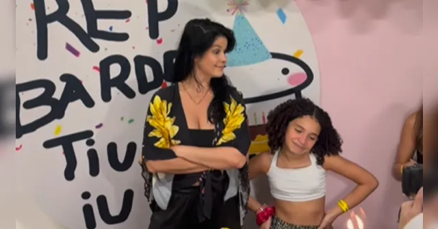 Imagem ilustrativa da notícia Samara Felipo é atacada por mudar música na festa filha