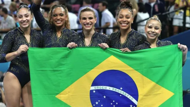 Imagem ilustrativa da notícia Brasil conquista o bronze com a ginástica por equipes