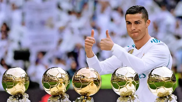 Imagem ilustrativa da notícia Cristiano é eleito o melhor jogador europeu da história