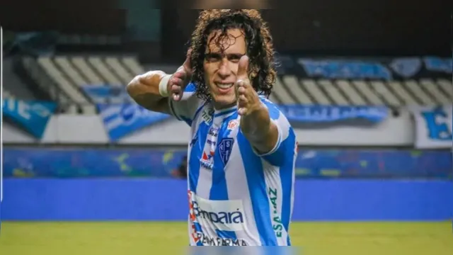 Imagem ilustrativa da notícia Nicolas quebra jejum e promete mais gols no papão!