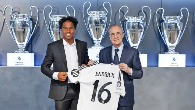 Imagem ilustrativa da notícia Endrick: "Sou apaixonado pelo Real Madrid desde criança"