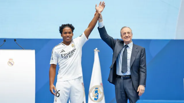 Imagem ilustrativa da notícia Uma nova era: Endrick é apresentado pelo Real Madrid