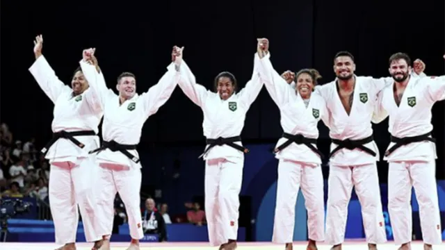 Imagem ilustrativa da notícia Veja os judocas brasileiros que ganharam o bronze em Paris