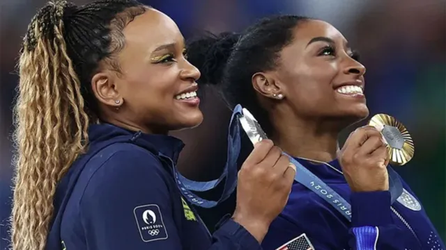 Imagem ilustrativa da notícia Simone Biles X Rebeca Andrade vão se enfrentar novamente