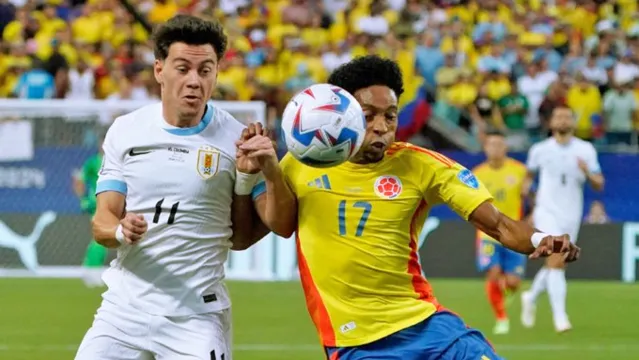 Imagem ilustrativa da notícia Colômbia supera Uruguai e vai à final da Copa América