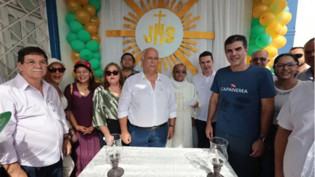 Imagem ilustrativa da notícia Helder e Jader Filho celebram Corpus Christi em Capanema