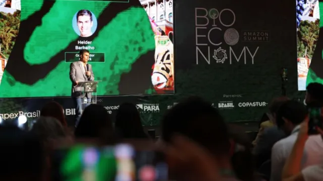 Imagem ilustrativa da notícia Helder Barbalho destaca ações de bioeconomia em evento