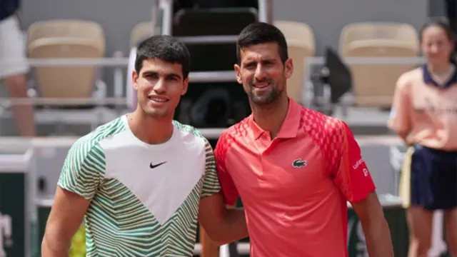 Imagem ilustrativa da notícia Alcaraz e Djokovic decidem ouro no tênis em Paris