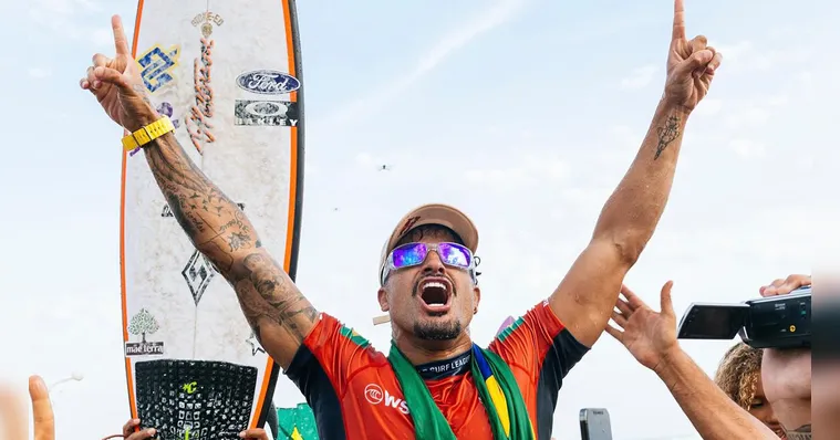 Imagem ilustrativa da notícia Ítalo Ferreira vence etapa brasileira do Mundial de Surfe