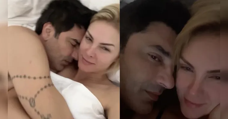Imagem ilustrativa da notícia Na cama, Ana Hickmann posta momentos íntimos com Edu 