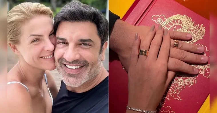 Imagem ilustrativa da notícia Ana Hickmann e Edu Guedes ficam noivos na Europa