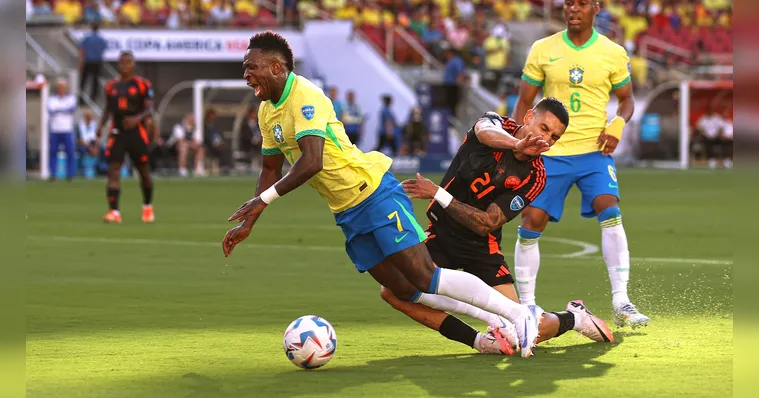 Imagem ilustrativa da notícia Brasil empata com a Colômbia e pega o Uruguai nas quartas