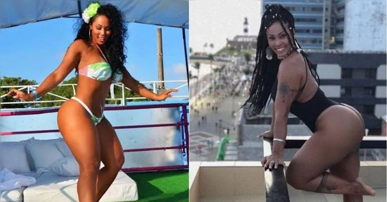 Imagem ilustrativa da notícia Ex-Gang do Samba, Rosiane Pinheiro posta foto nua para realçar o bronze