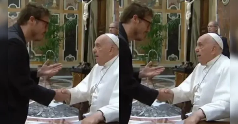 Imagem ilustrativa da notícia O que Papa Francisco disse para fazer Fábio Porchat rir?