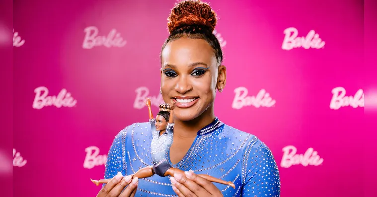 Imagem ilustrativa da notícia Homenagem: Rebeca Andrade ganha versão própria da Barbie