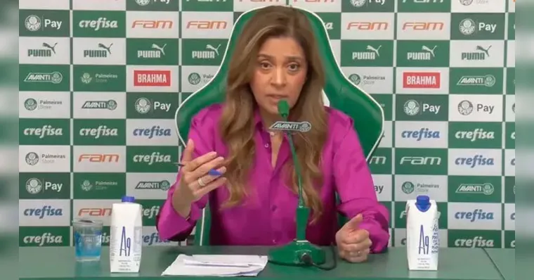 Imagem ilustrativa da notícia Leila Pereira revela desejo de que Dudu deixe o Palmeiras