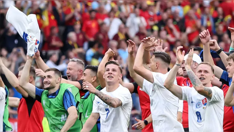 Imagem ilustrativa da notícia Eslováquia surpreende e vence a Bélgica na Eurocopa