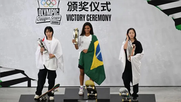 Imagem ilustrativa da notícia Rayssa Leal vence pré-olímpico de skate na China