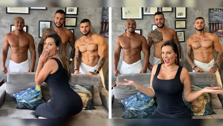 Imagem ilustrativa da notícia Quem será? Andressa Urach decide engravidar de ator pornô