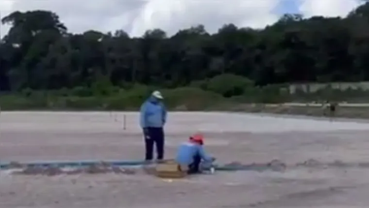 Imagem ilustrativa da notícia Vídeo: Paysandu intensifica obras no 2º campo do CT