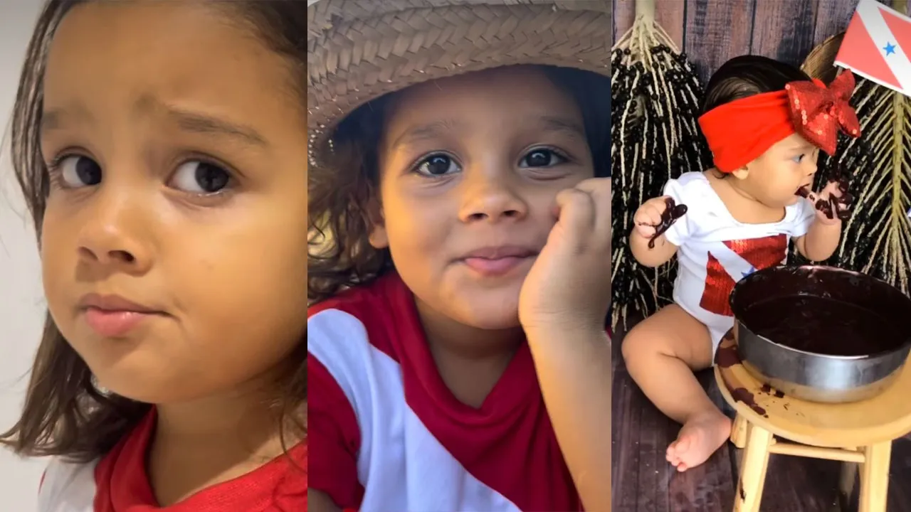 Maria Eloisa de 4 anos nas redes sociais