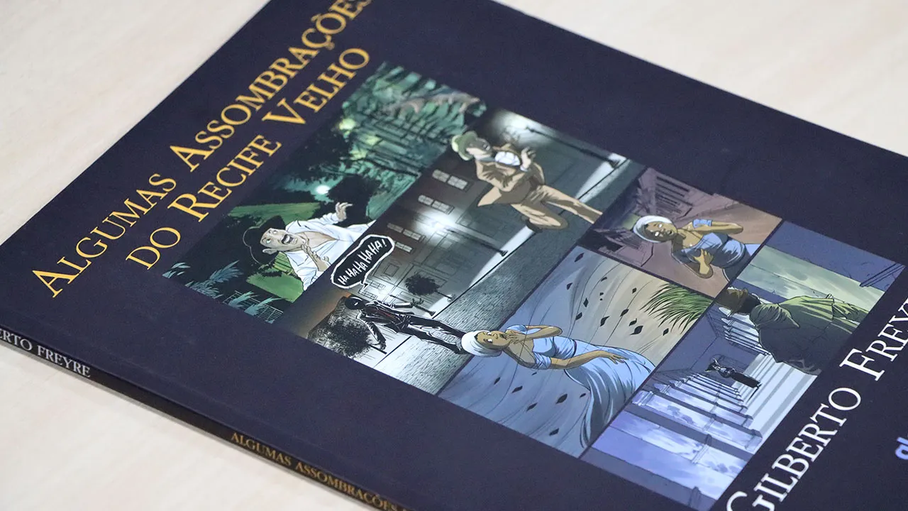 A adaptação dos contos de Gilberto Freyre para os quadrinhos, trazendo o sobrenatural às páginas de "Algumas Assombrações do Recife Velho.