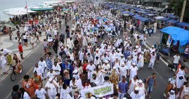 17ª Caminhada em Defesa da Liberdade Religiosa na praia de Copacabana.