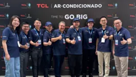 A diretoria do Grupo Imperador participou do evento da fabricante TCL, em Manaus para conhecer as novidades no mercado