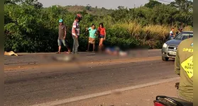 O acidente ocorreu perto da área do Buriti e de um motel, no km 159