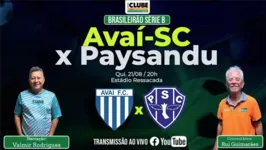 Avaí X Paysandu fazem jogo decisivo pela Série B