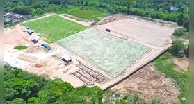 CT do Paysandu vai ganhando melhorias e terceiro campo já começa a ser construído.