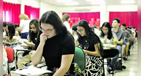 A prova foi realizada neste domingo por estudantes de escolas públicas e privadas de vários municípios do Estado.