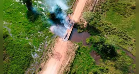 Inventariante da fazenda Mutamba em Marabá denuncia conflito e diz que sem-terra queimaram ponte na área