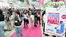 Milhares de pessoas circularam durante toda a semana no Hangar Centro de Convenções