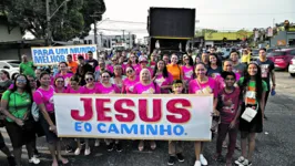 O evento é organizado pela Aliança das Igrejas Evangélicas e reúne um público de todas as idades