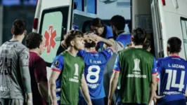 Jogadores se desesperaram sobre a situação do Nacional-URU