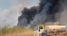 Na tarde da última segunda-feira (9), aconteceu um grande incêndio em um depósito de pneus em Xinguara