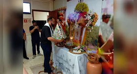 A Imagem Peregrina de Nossa Senhora de Nazaré visita o Grupo RBA Marabá na tarde desta sexta-feira (11).